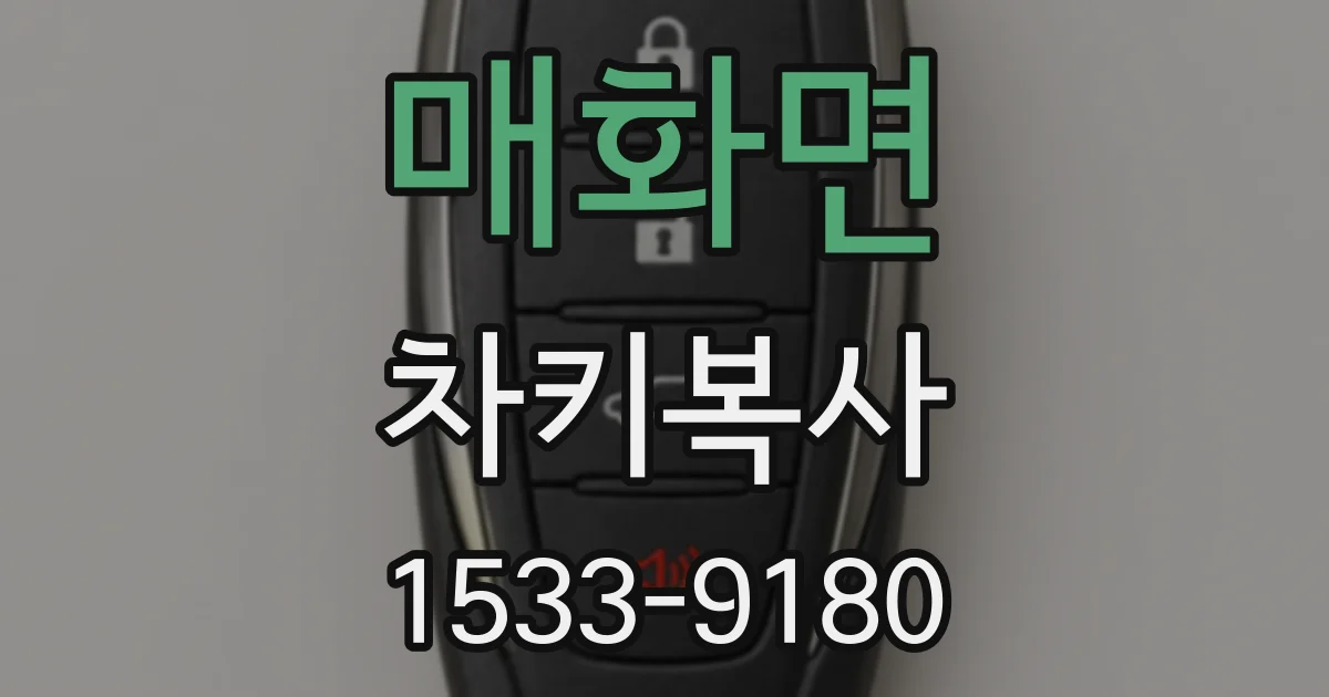 매화면 차키복사