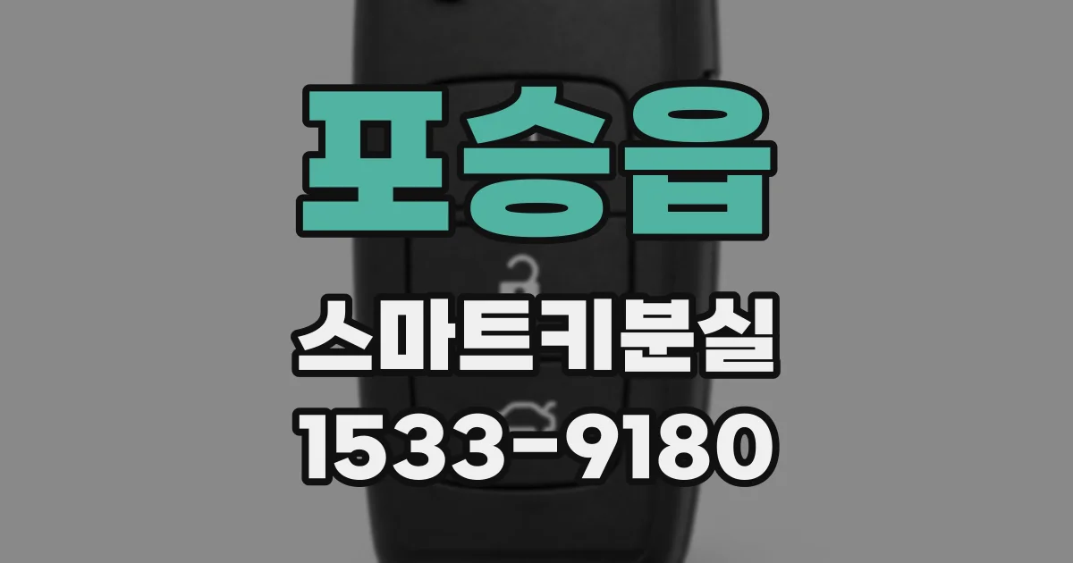 포승읍 스마트키분실