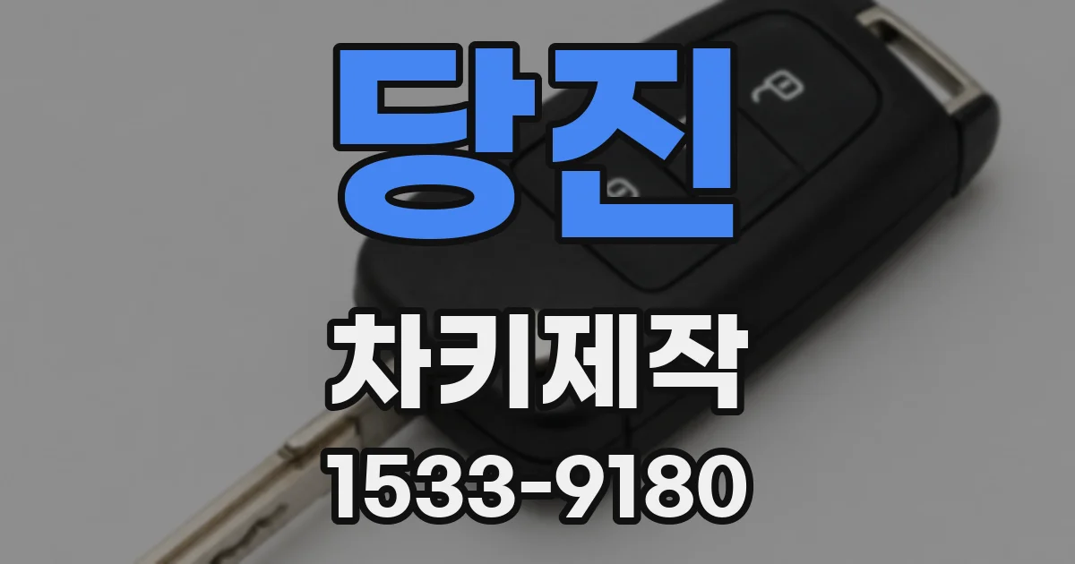 당진 차키제작