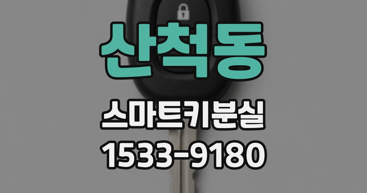 산척동 스마트키분실