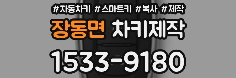 장동면 차키제작