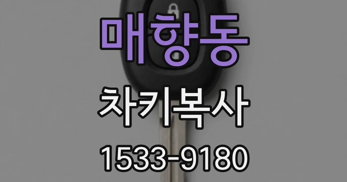 매향동 차키복사