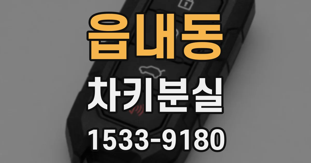 읍내동 차키분실