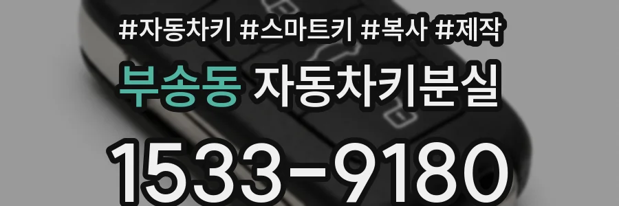 부송동 자동차키분실