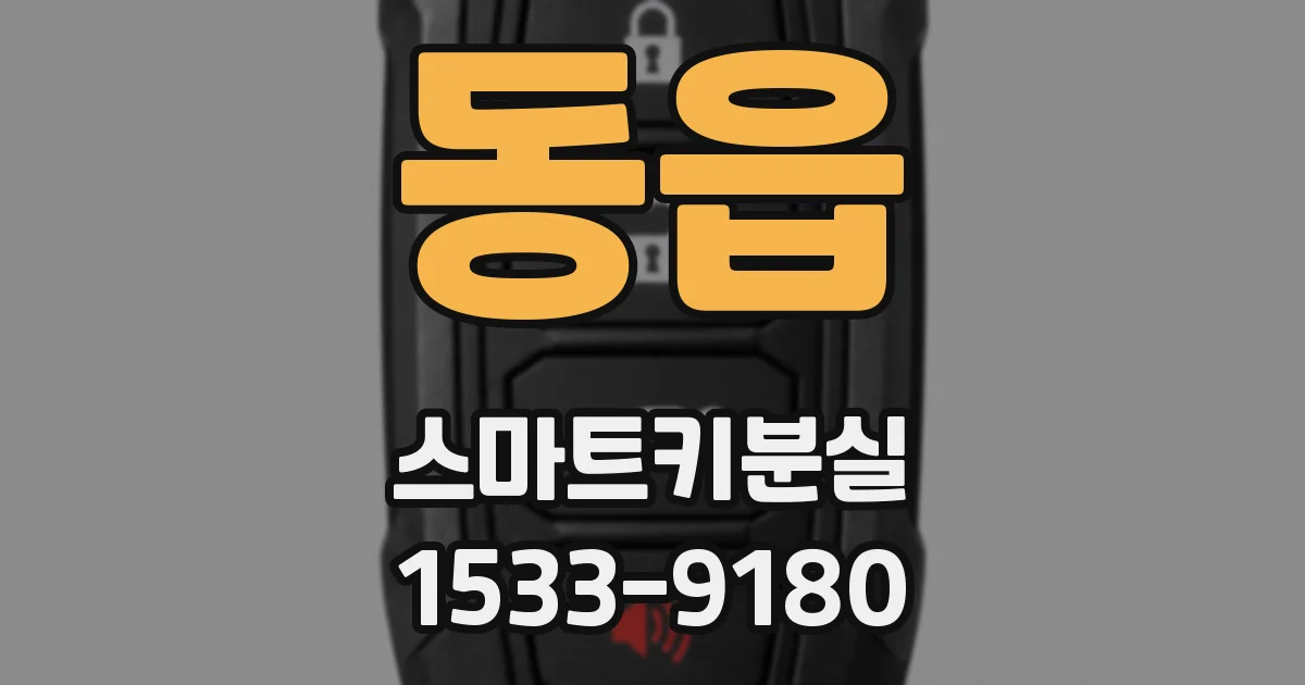 동읍 스마트키분실