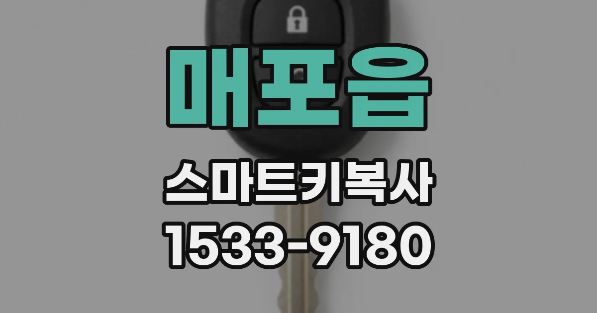매포읍 스마트키복사