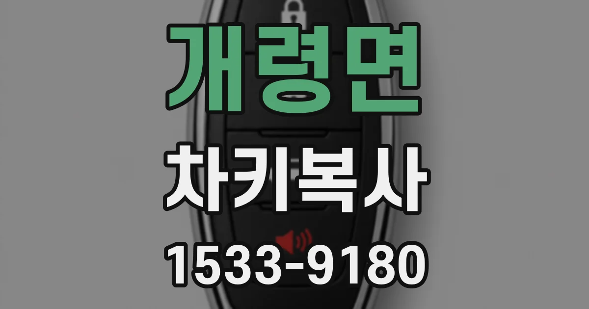 개령면 차키복사