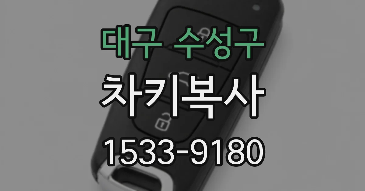 대구 수성구 차키복사