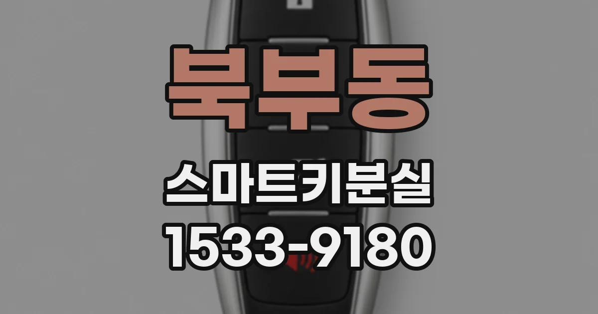 북부동 스마트키분실