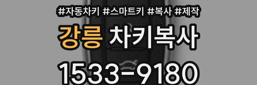 강릉 차키복사