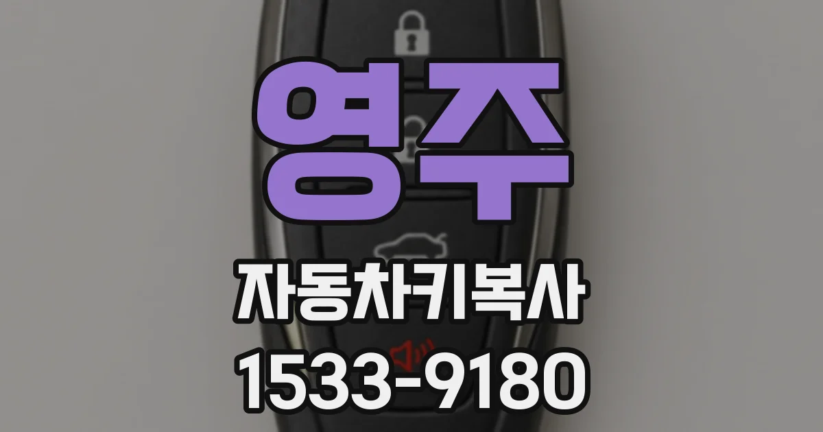 영주 자동차키복사