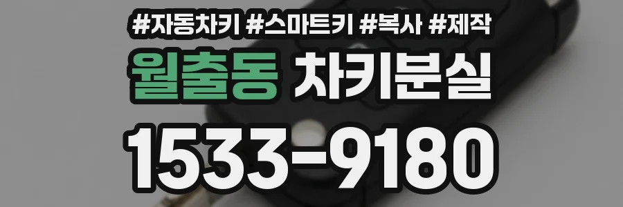 월출동 차키분실