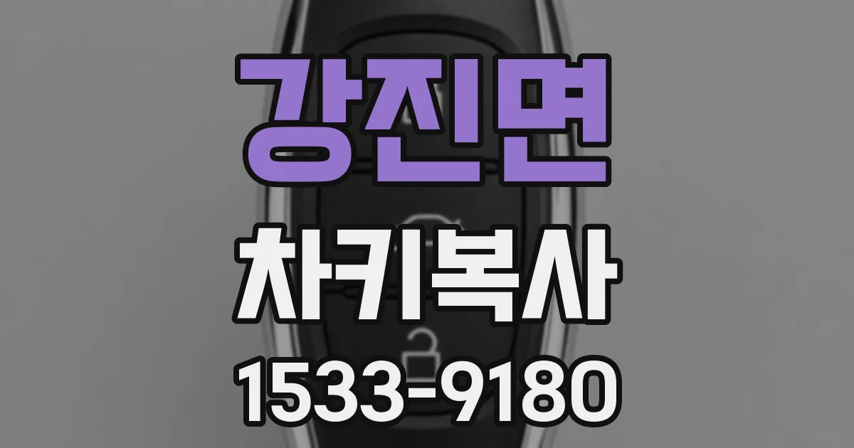 강진면 차키복사