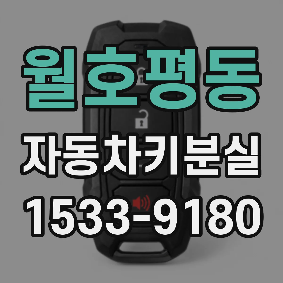 월호평동 자동차키분실