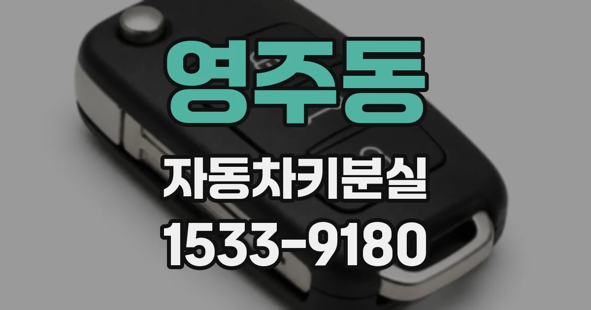 영주동 자동차키분실