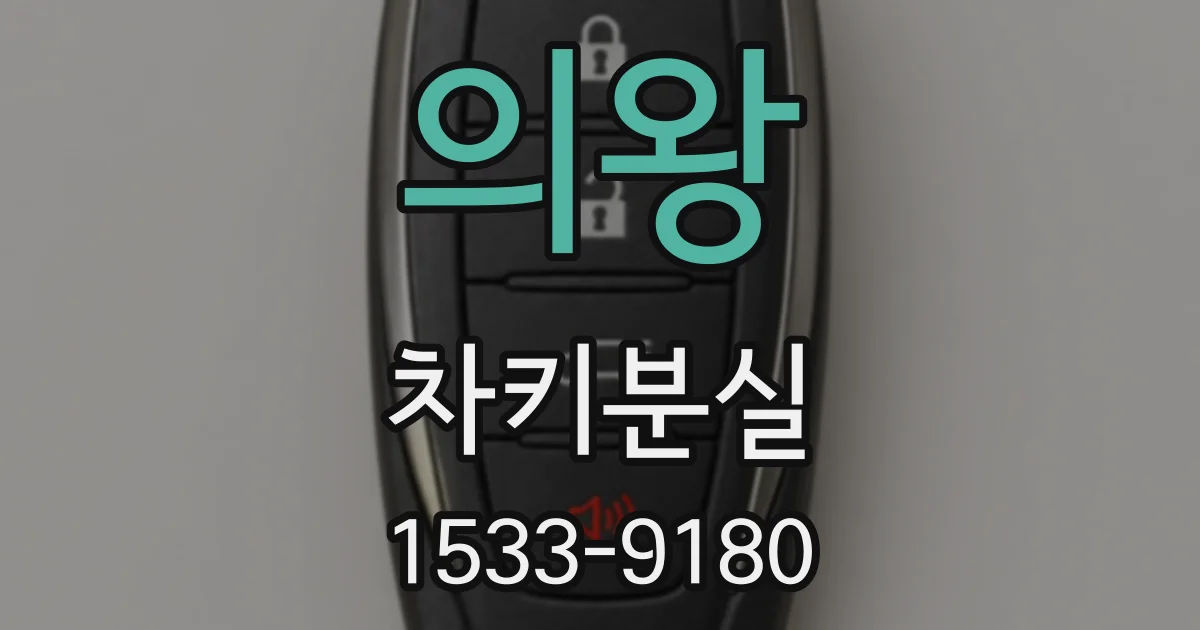 의왕 차키분실