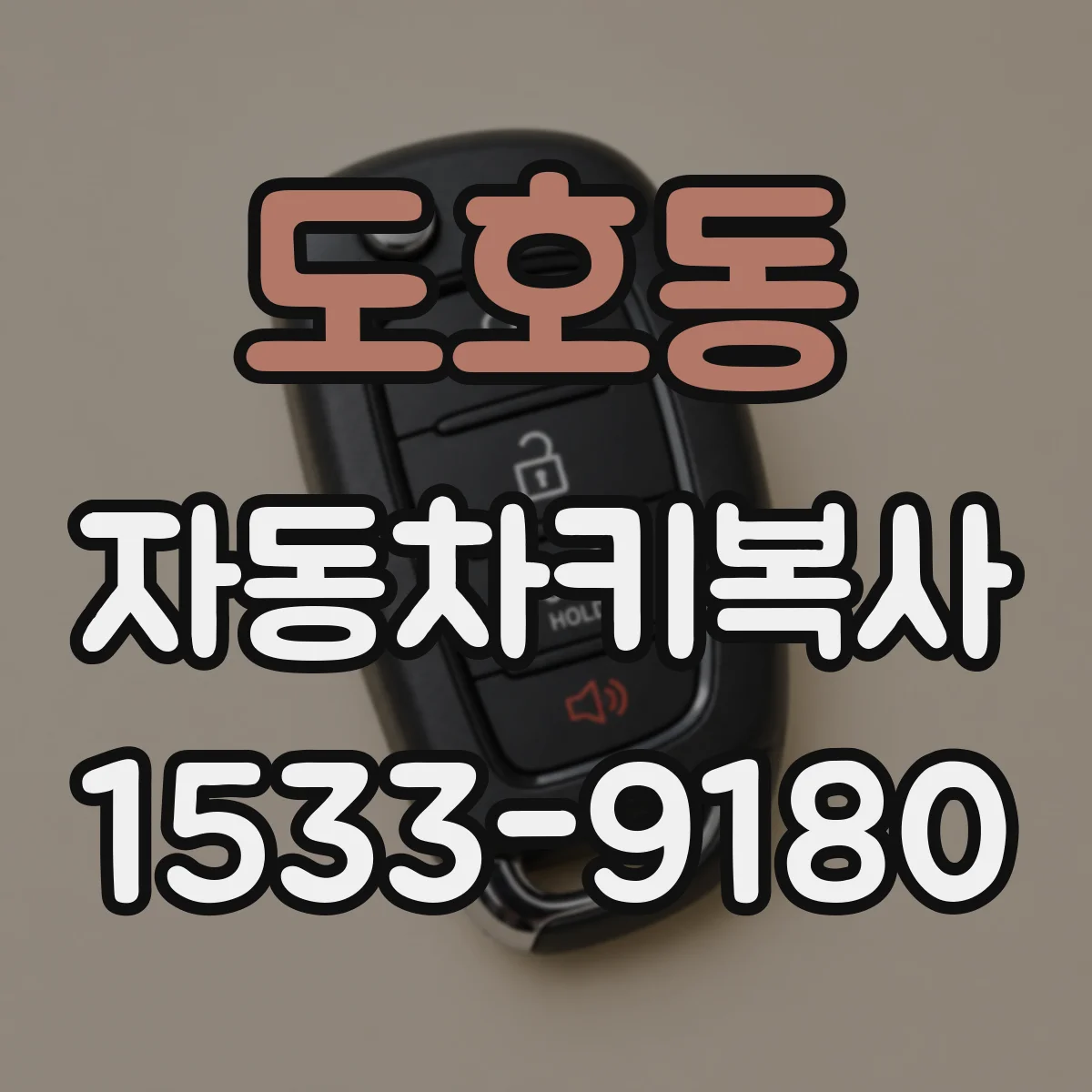 도호동 자동차키복사