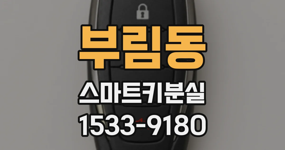 부림동 스마트키분실