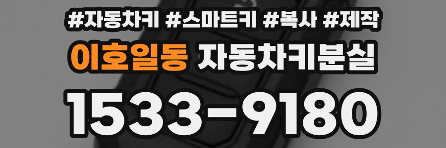 이호일동 자동차키분실