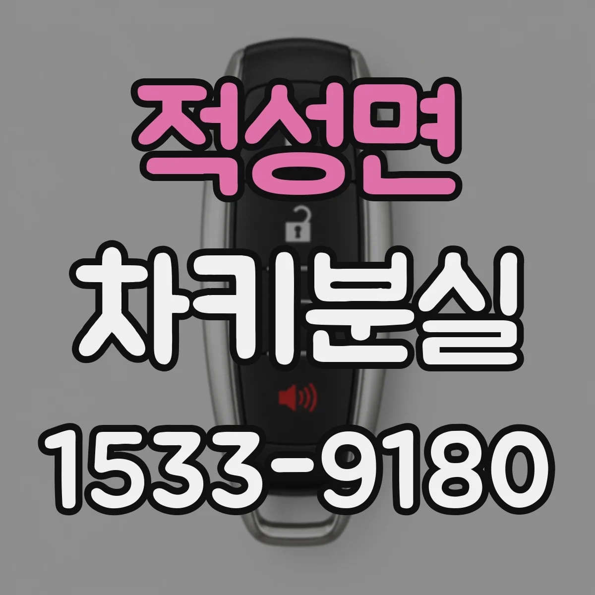 적성면 차키분실