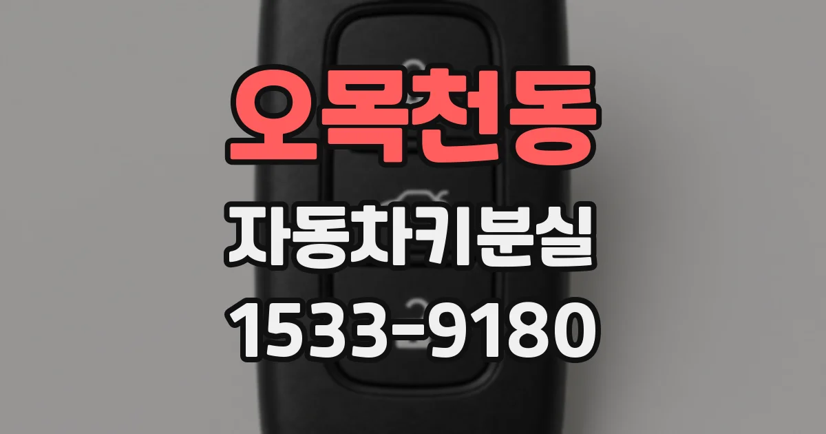 오목천동 자동차키분실