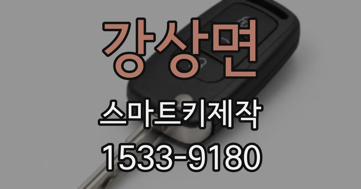 강상면 스마트키제작