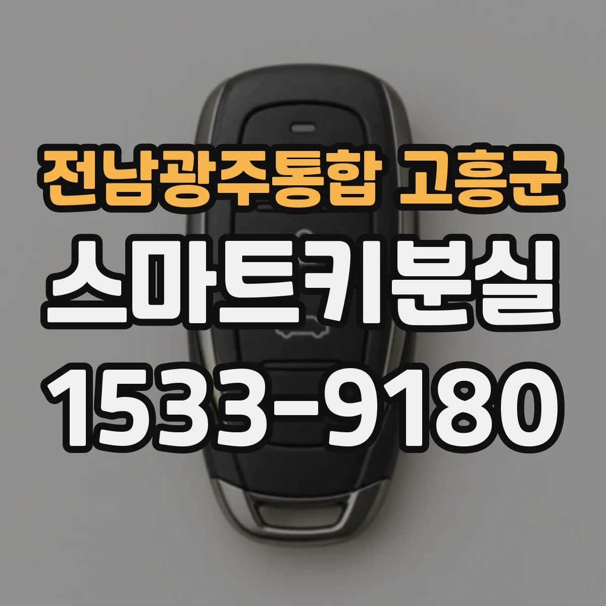전남광주통합 고흥군 스마트키분실
