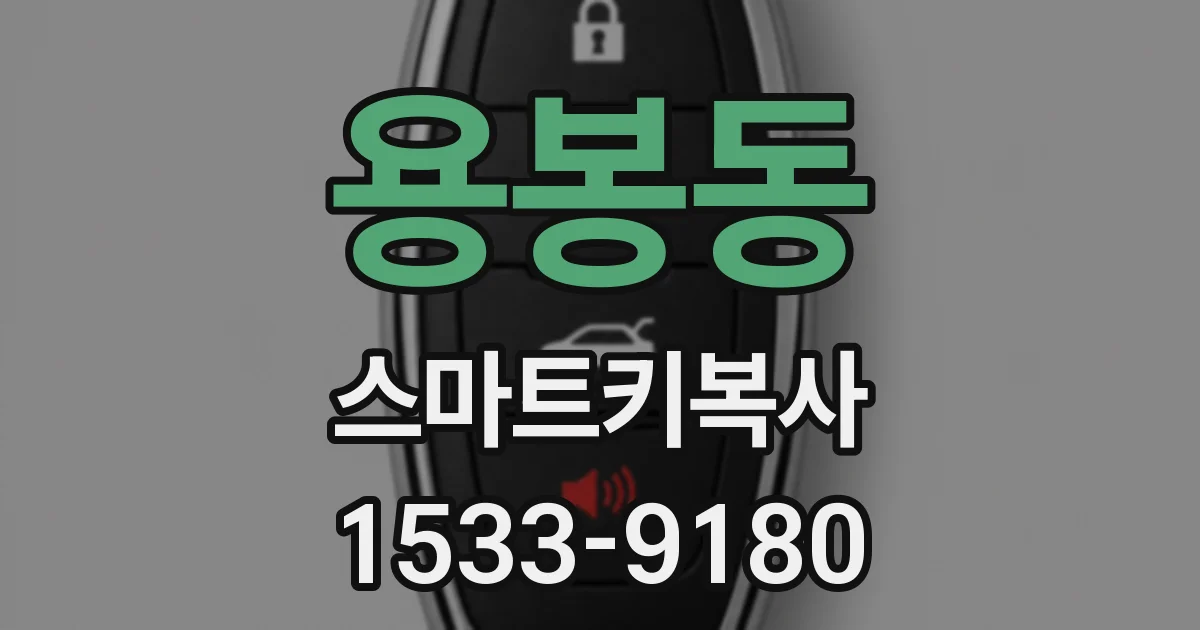 용봉동 스마트키복사
