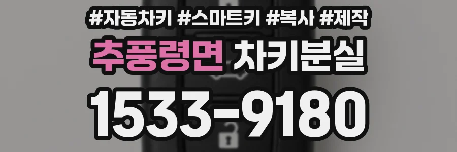 추풍령면 차키분실
