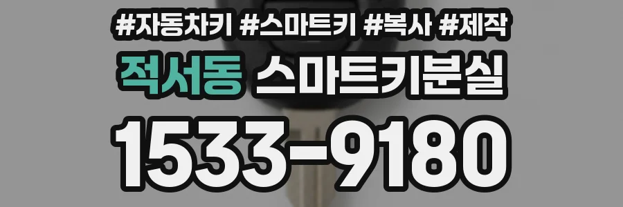 적서동 스마트키분실