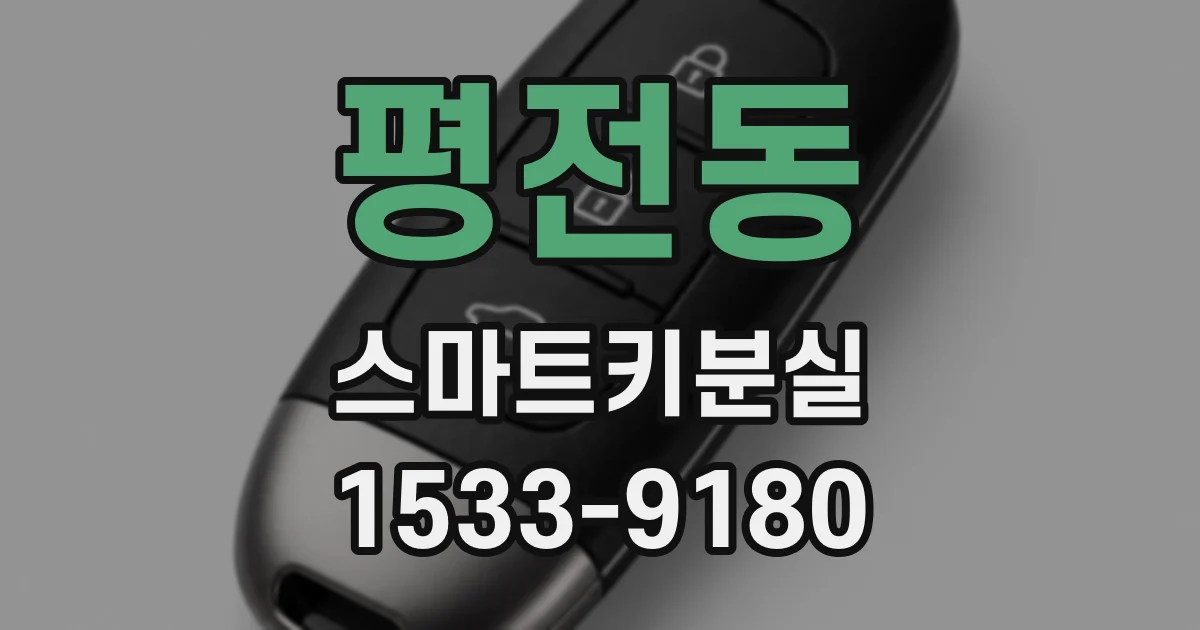 평전동 스마트키분실
