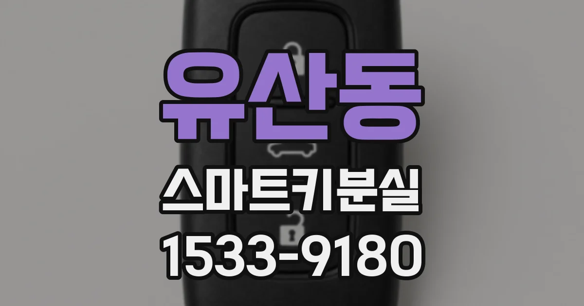 유산동 스마트키분실