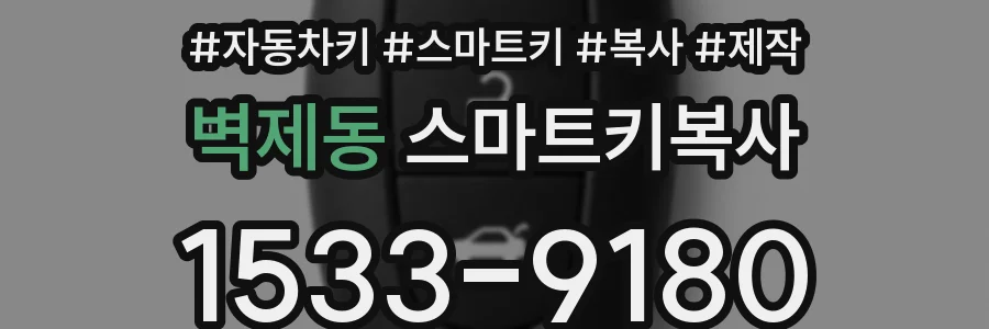 벽제동 스마트키복사
