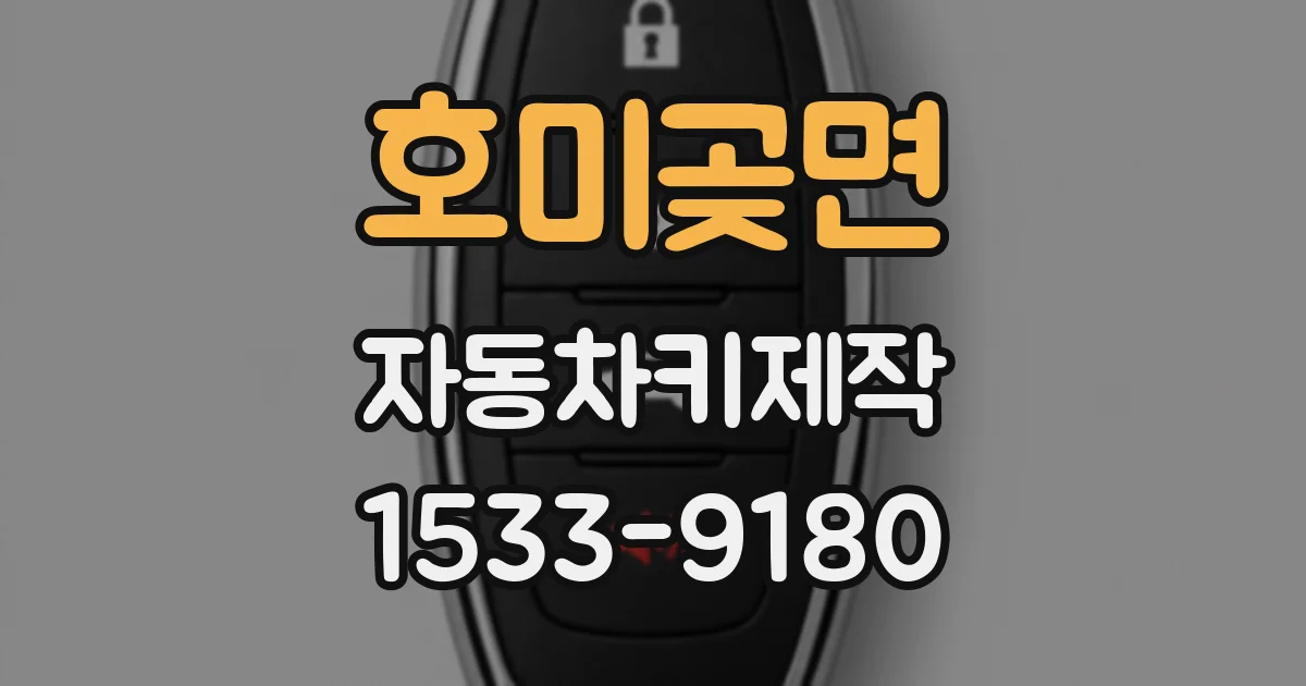 호미곶면 자동차키제작