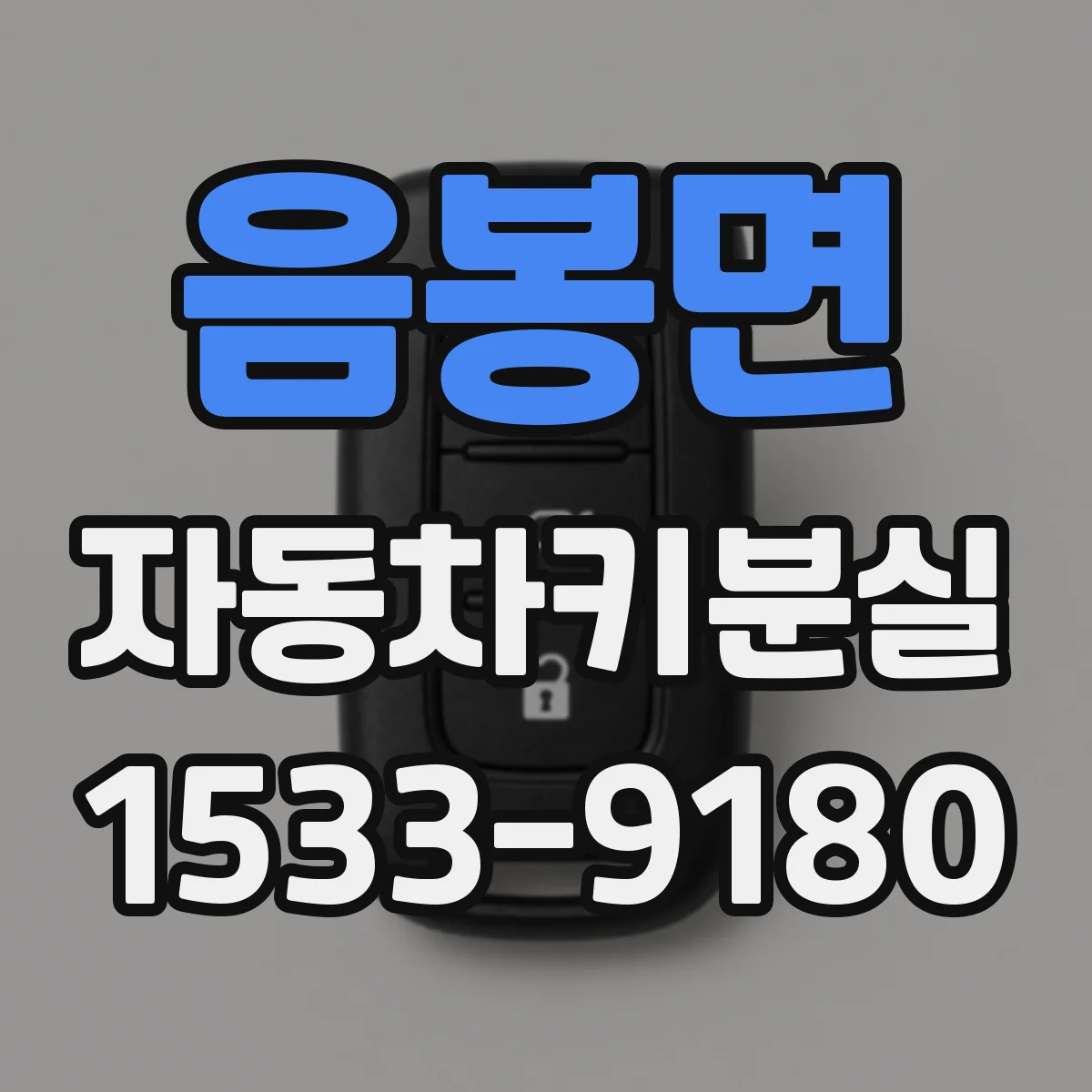 음봉면 자동차키분실