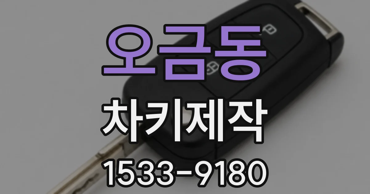 오금동 차키제작