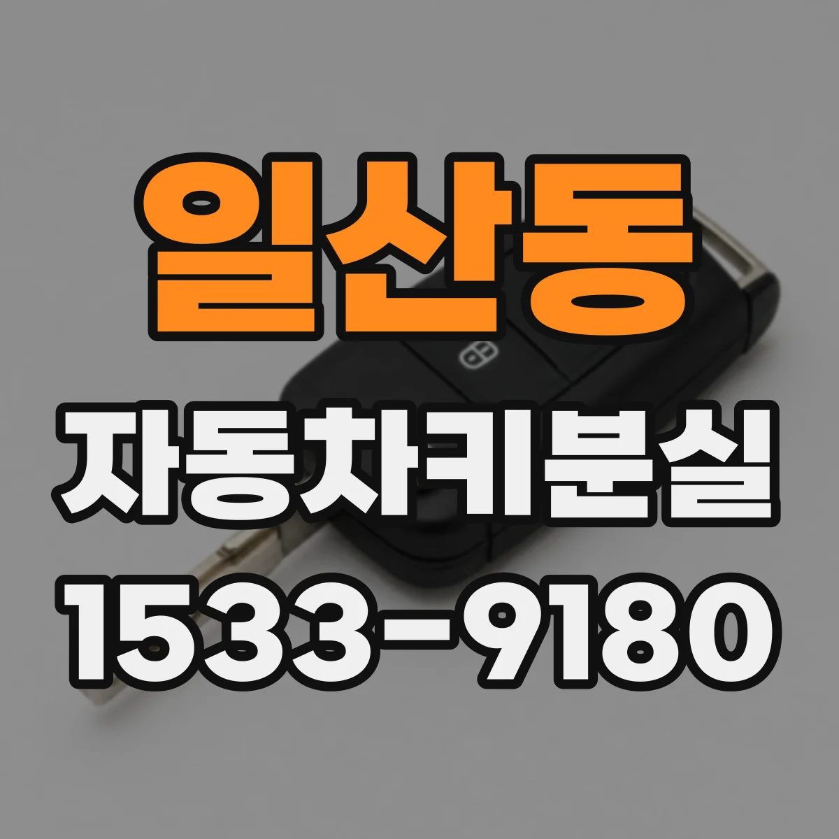 일산동 자동차키분실