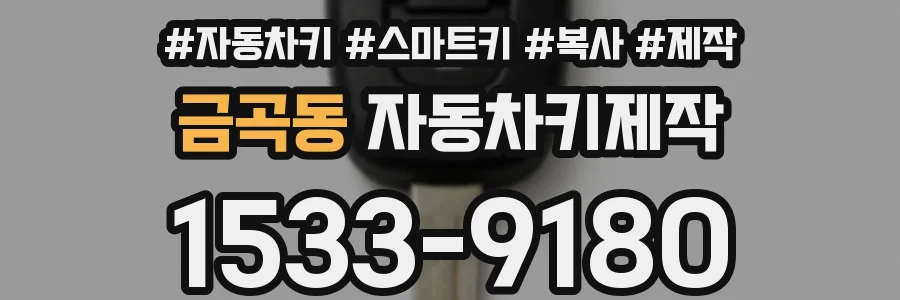 금곡동 자동차키제작