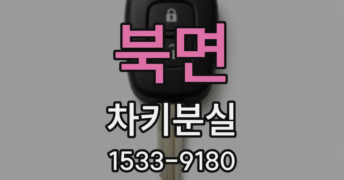 북면 차키분실