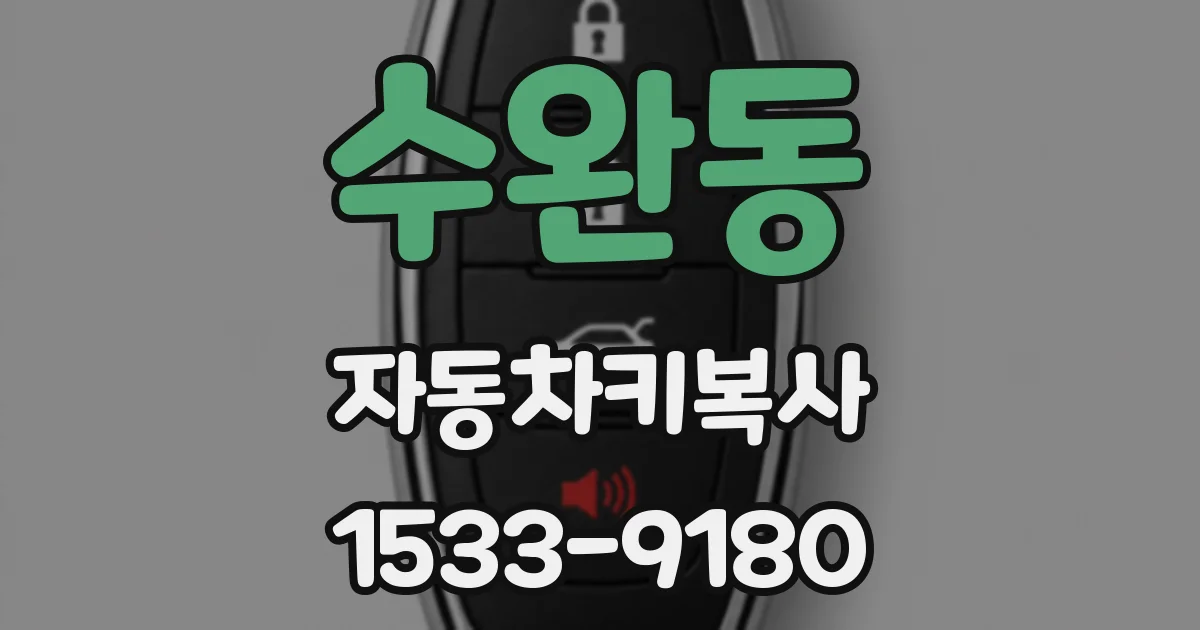 수완동 자동차키복사
