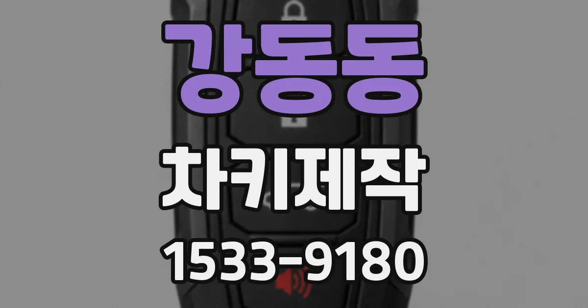 강동동 차키제작