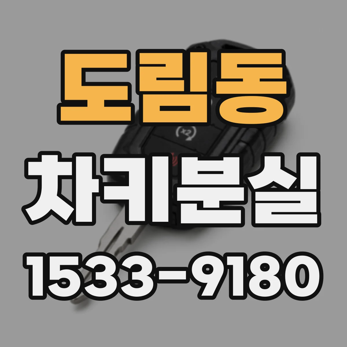 도림동 차키분실