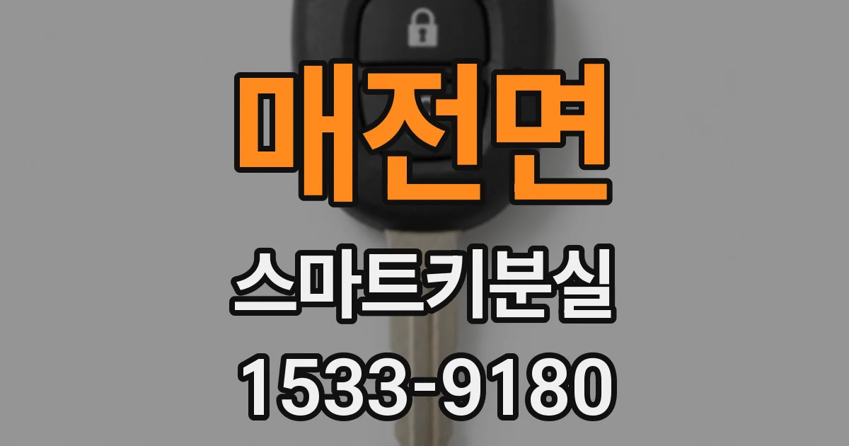 매전면 스마트키분실
