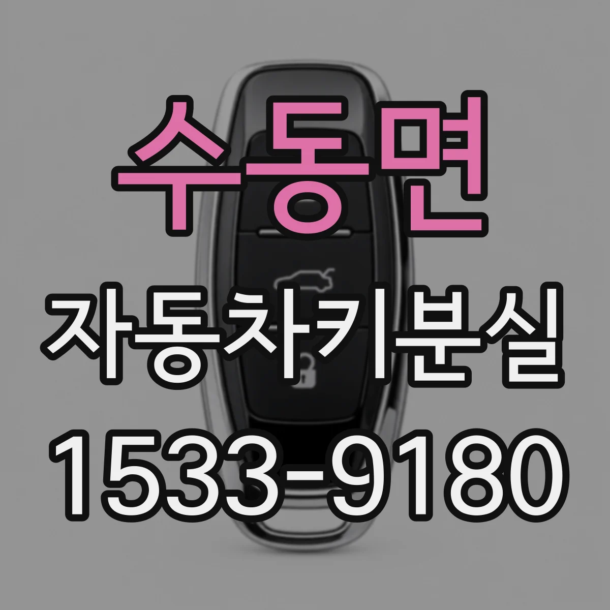 수동면 자동차키분실