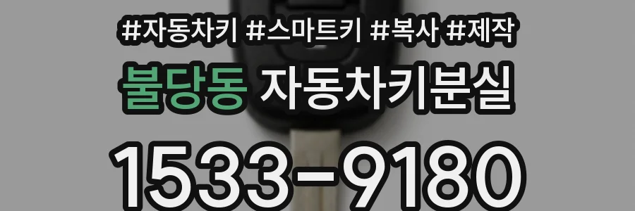 불당동 자동차키분실