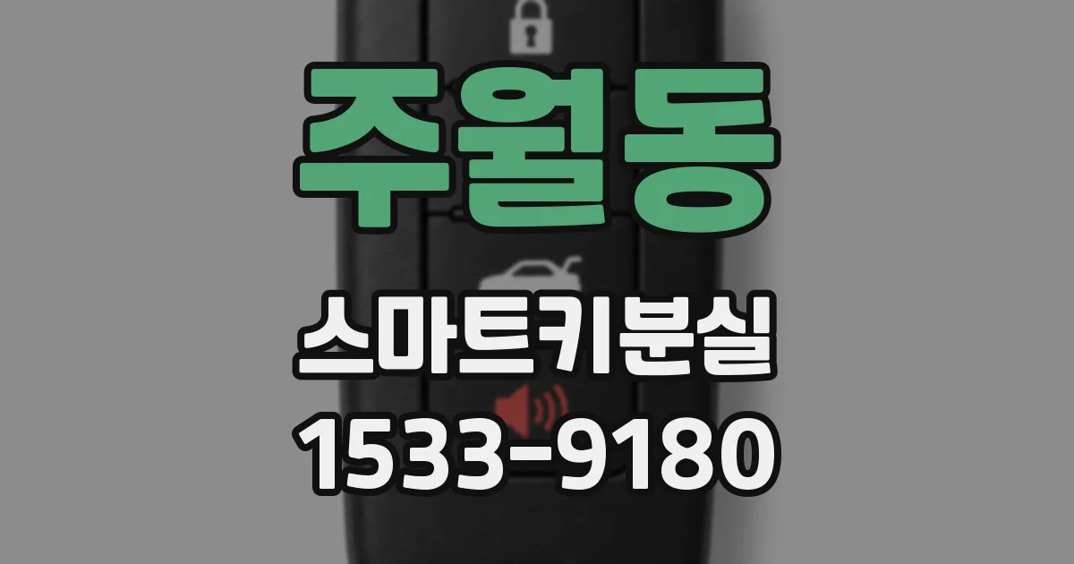 주월동 스마트키분실