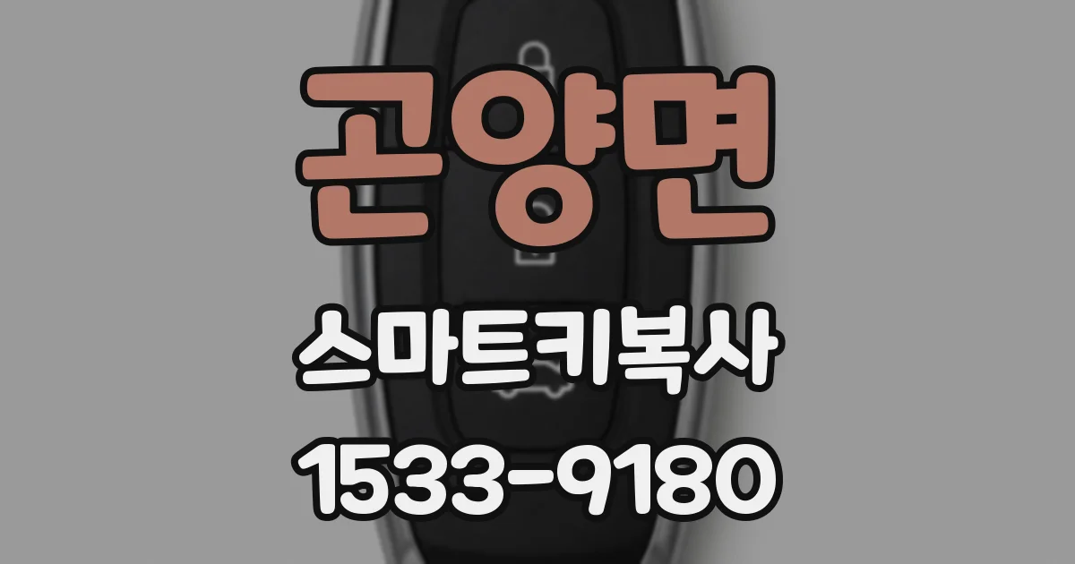 곤양면 스마트키복사