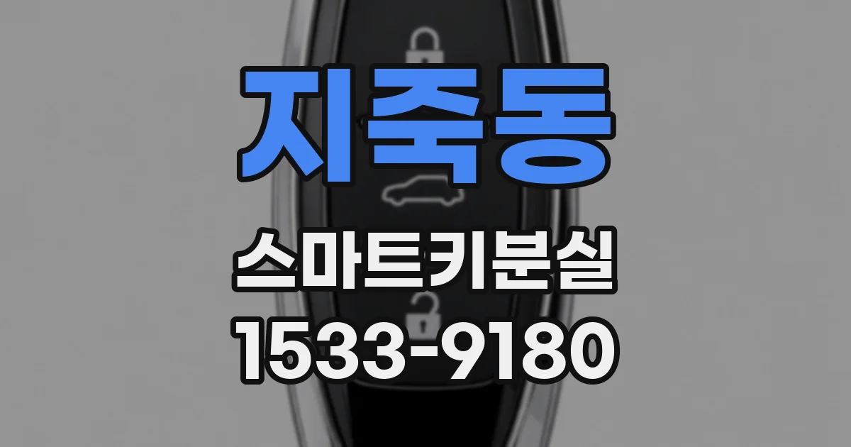 지죽동 스마트키분실