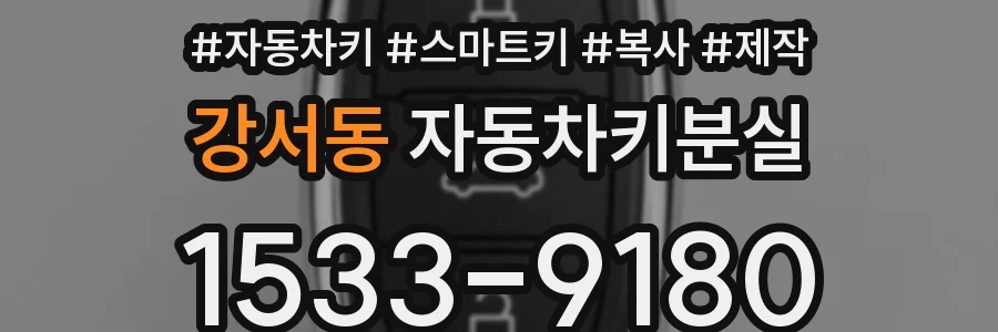 강서동 자동차키분실