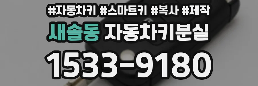 새솔동 자동차키분실